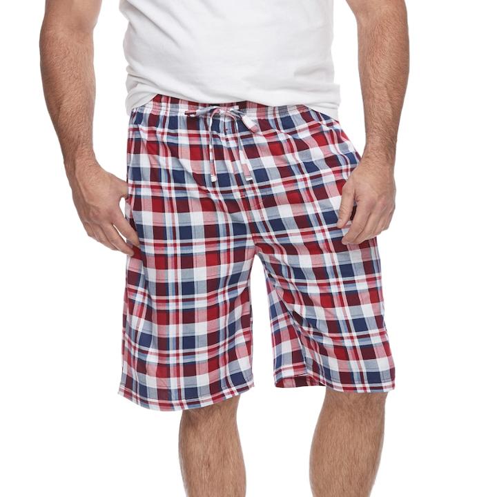 Big & Tall Croft & Barrow&reg; True Comfort Lounge Shorts, Men's, Size: Xl Tall, Dark Red