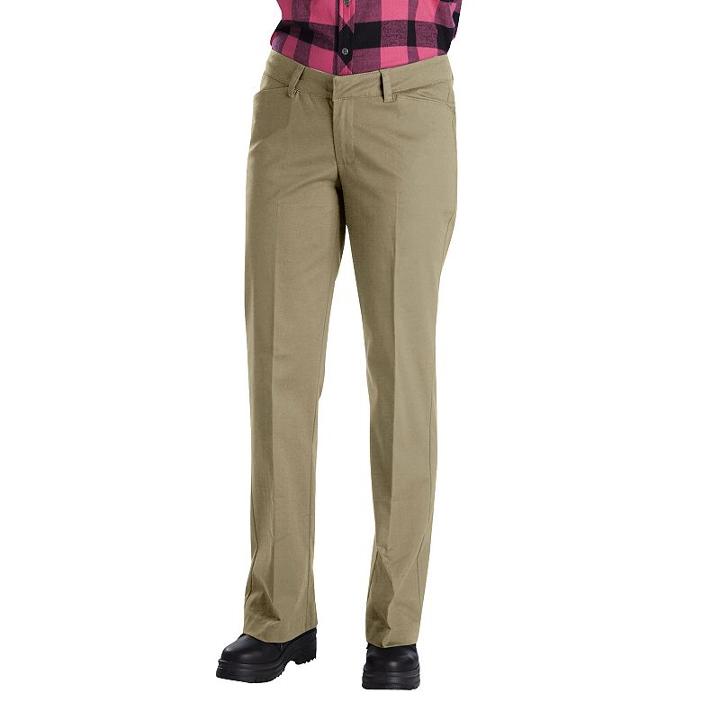 Plus Size Dickies Relaxed Fit Straight-leg Twill Pants, Women's, Size: 20 W, Dark Beige