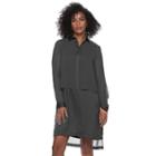 Women's Apt. 9&reg; Layered Shirtdress, Size: Xl, Grey