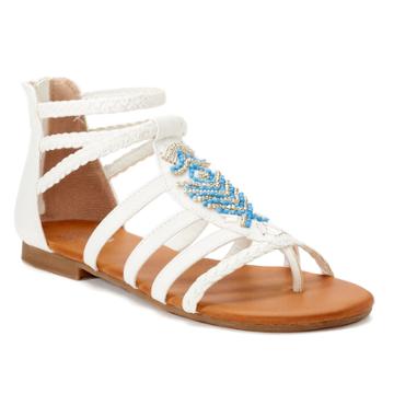 So&reg; Guppy Women's Gladiator Sandals, Size: Medium (6), White