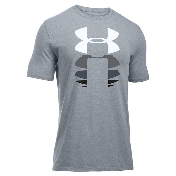 Men's Under Armour Rising Tee, Size: Large, Med Grey