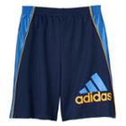 Boys 4-7x Adidas Color-blocked Logo Athletic Shorts, Boy's, Size: 7x, Blue (navy)