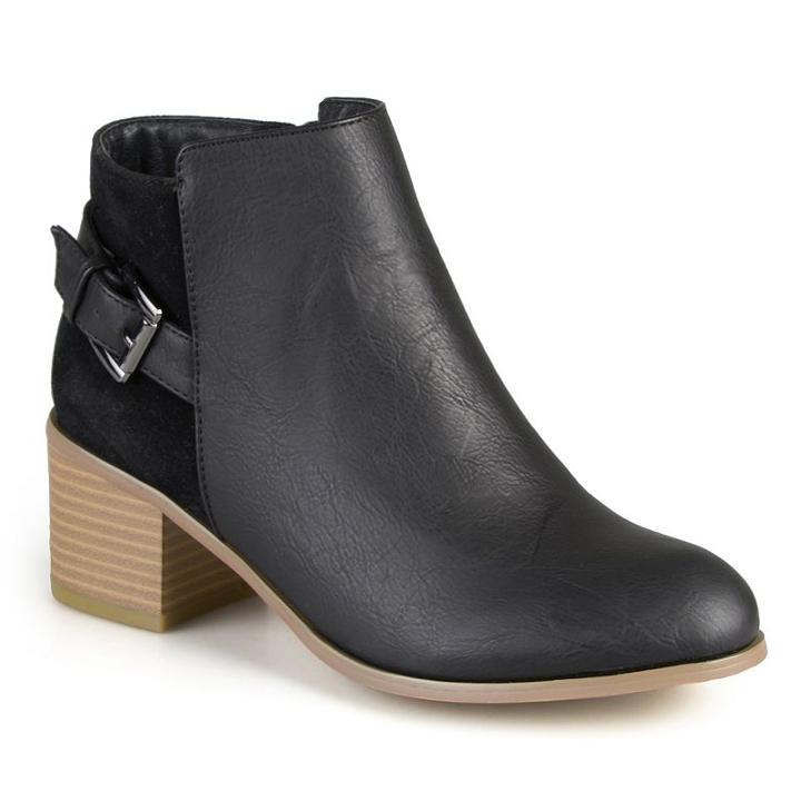 Journee Collection Teegan Women's Ankle Boots, Girl's, Size: 10, Black