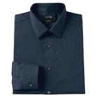 Men's Apt. 9&reg; Modern-fit Stretch Spread-collar Dress Shirt, Size: 15.5-34/35, Blue