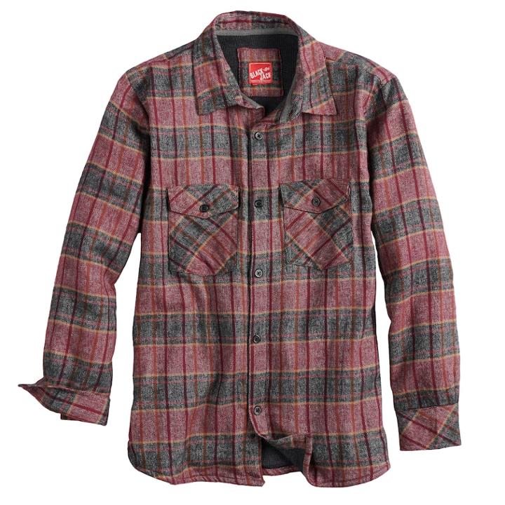 Boys 8-20 Urban Pipeline&reg; Flannel Plaid Button-down Shirt, Size: Large, Med Red
