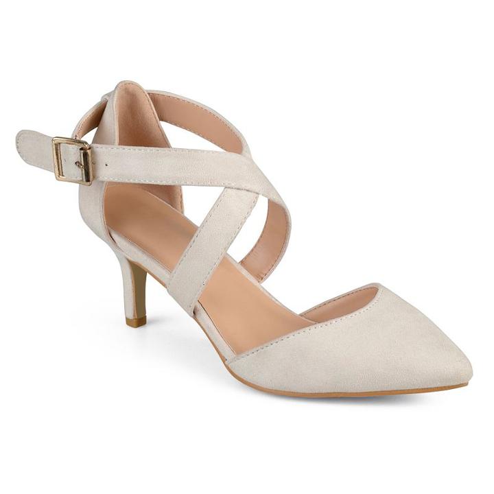 Journee Collection Dara Women's High Heels, Girl's, Size: Medium (11), Natural