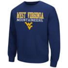 Men's West Virginia Mountaineers Fleece Sweatshirt, Size: Xl, Blue (navy)