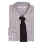 Men's Nick Graham Everywhere Modern-fit Dress Shirt And Tie Boxed Set, Size: S 32-33, Med Grey