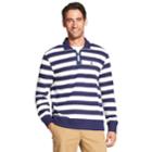 Men's Izod Advantage Classic-fit Striped Performance Quarter-zip Pullover, Size: Xxl, White