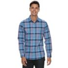 Men's Apt. 9&reg; Premier Flex Slim-fit Stretch Button-down Shirt, Size: Med Slim, Med Purple