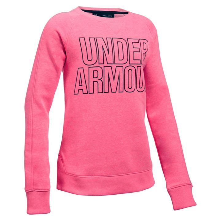 Girls 7-16 Under Armour Favorite Fleece Crew Pullover, Size: Small, Penta Pink