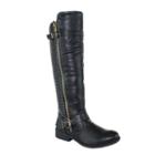 Olivia Miller Houston Women's Knee-high Riding Boots, Girl's, Size: 7, Black