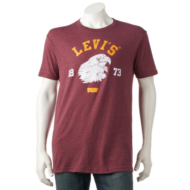 Men's Levi's&reg; Calhoun Tee, Size: Xl, Dark Red
