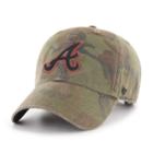Men's '47 Brand Atlanta Braves Sector Clean Up Hat, Brown