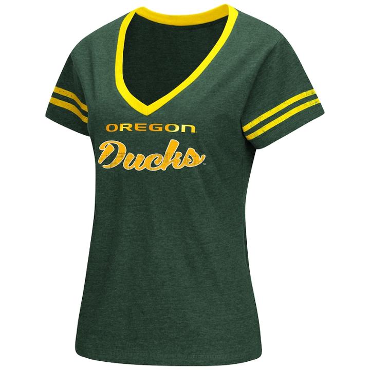 Women's Oregon Ducks Varsity Tee, Size: Large, Dark Green