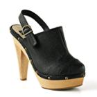 Nyla Calvinaa Women's Platform Clogs, Girl's, Size: Medium (10), Black