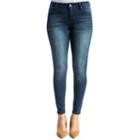 Juniors' Crave Whiskered Ankle Skinny Jeans, Girl's, Size: 13, Purple Oth