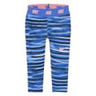 Girls 4-6x Nike Dri-fit Striped Skinny-fit Leggings, Girl's, Size: 6, Med Blue