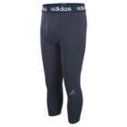 Boys 8-20 Adidas Base Layer Three-quarter Length Pants, Boy's, Size: Medium, Dark Grey