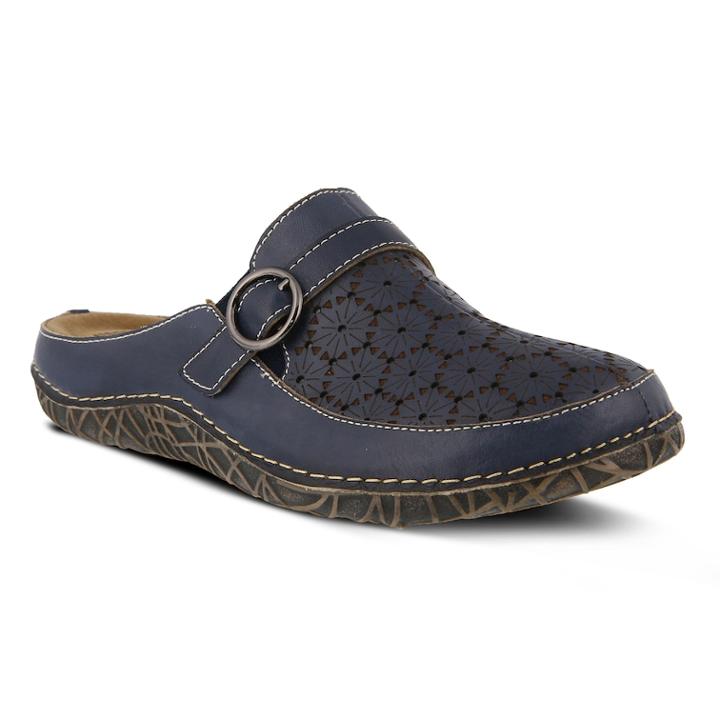 L'artiste By Spring Step Laniraz Women's Mules, Size: 38, Blue (navy)