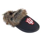 Women's Indiana Hoosiers Scuff Slippers, Size: Large, Black