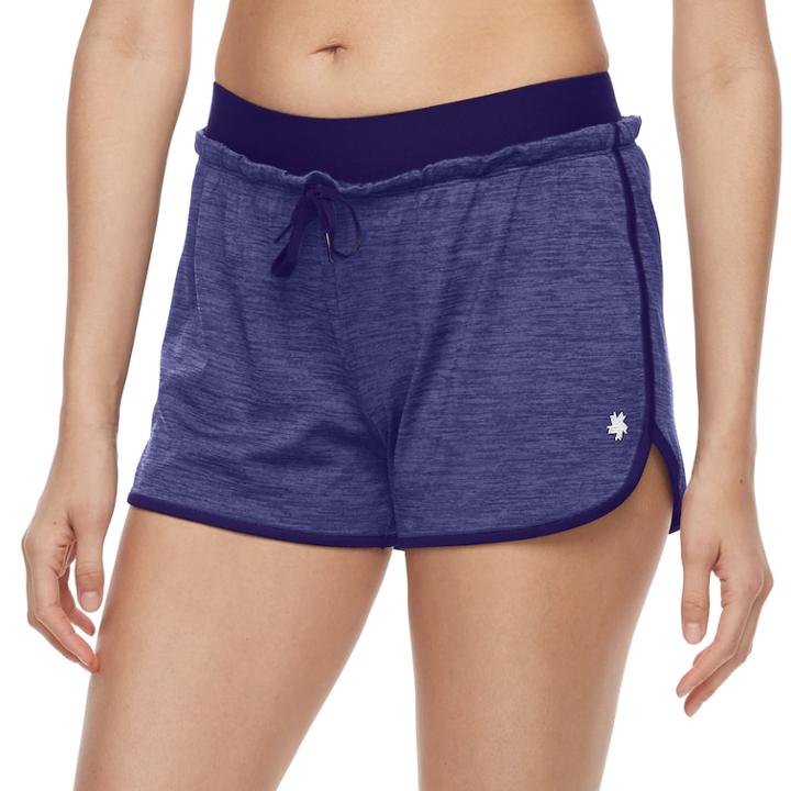 Women's Tek Gear&reg; Exposed Elastic Shorts, Size: Small, Med Purple