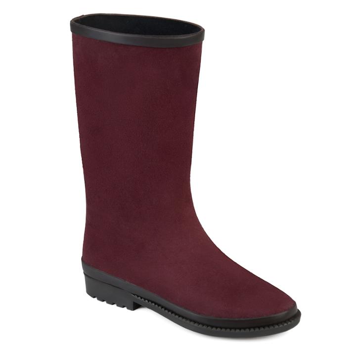 Journee Collection Zazil Women's Waterproof Rain Boots, Size: Medium (6), Drk Purple