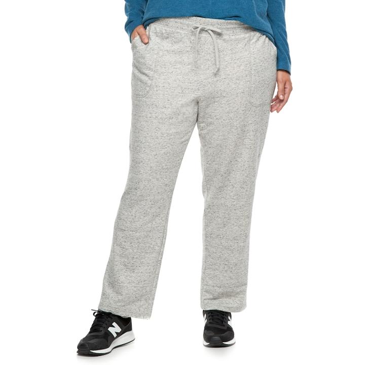 Plus Size Sonoma Goods For Life&trade; Drawstring Lounge Pants, Women's, Size: 3xl, Med Grey