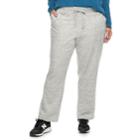 Plus Size Sonoma Goods For Life&trade; Drawstring Lounge Pants, Women's, Size: 3xl, Med Grey