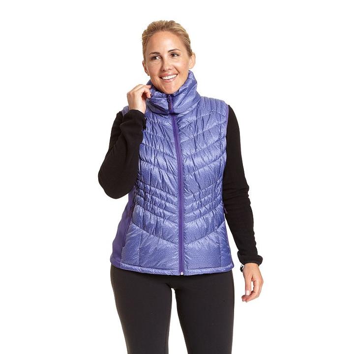 Plus Size Champion Insulated Puffer Vest, Women's, Size: 2xl, Purple
