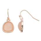 Lc Lauren Conrad Pink Nickel Free Drop Earrings, Women's, Light Pink