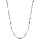 Napier Pastel Beaded Long Necklace, Women's, Multicolor