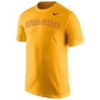Men's Nike Iowa State Cyclones Wordmark Short-sleeve Tee, Size: Small, Gold