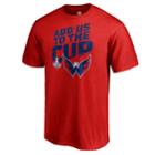 Men's Washington Capitals 2018 Stanley Cup Champions Stick It Tee, Size: Small, Red