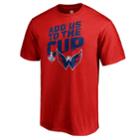 Men's Washington Capitals 2018 Stanley Cup Champions Stick It Tee, Size: Small, Red