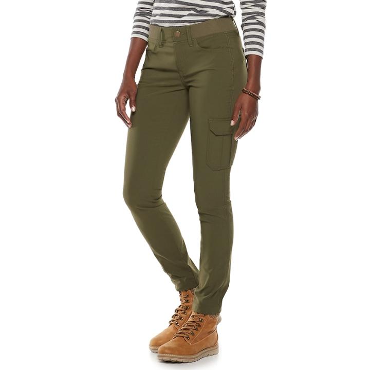 Women's Sonoma Goods For Life&trade; Utility Pants, Size: 8, Green