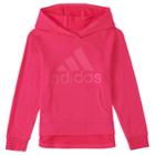 Girls 4-6x Adidas High-low Hem Graphic Hoodie, Size: 6x, Brt Pink