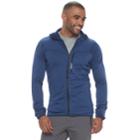 Men's Adidas Outdoor Terrex Tracerocker Hooded Fleece Jacket, Size: Medium, Med Blue