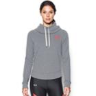 Women's Under Armour Favorite Fleece Novelty Left Chest Logo Hoodie, Size: Small, Grey Other
