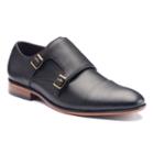 Apt. 9&reg; Men's Cap-toe Monk Strap Shoes, Size: 7, Black