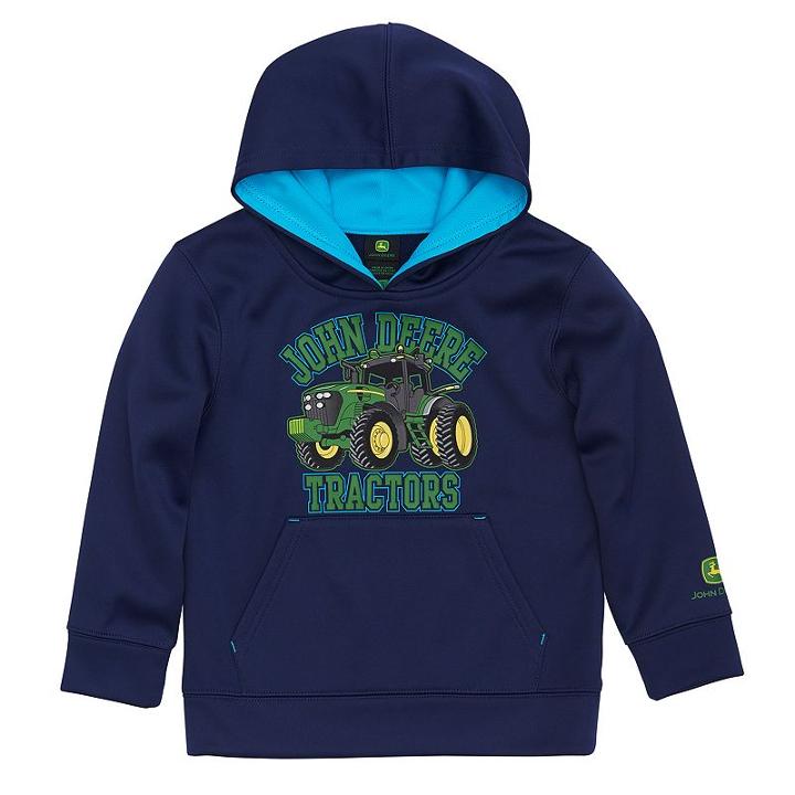 Boys 4-7x John Deere Tractors Hoodie, Size: 4, Blue (navy)