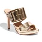2 Lips Too Too Glaze Women's High Heel Mules, Size: Medium (7), Beige Over