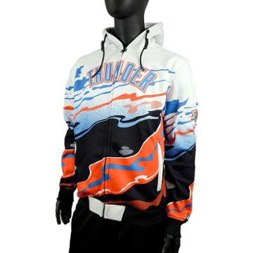 Men's Zipway Oklahoma City Thunder Hot Lava Hoodie, Size: Xxl, White