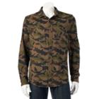 Men's Urban Pipeline&reg; Patterned Flannel Button-down Shirt, Size: Small, Med Green