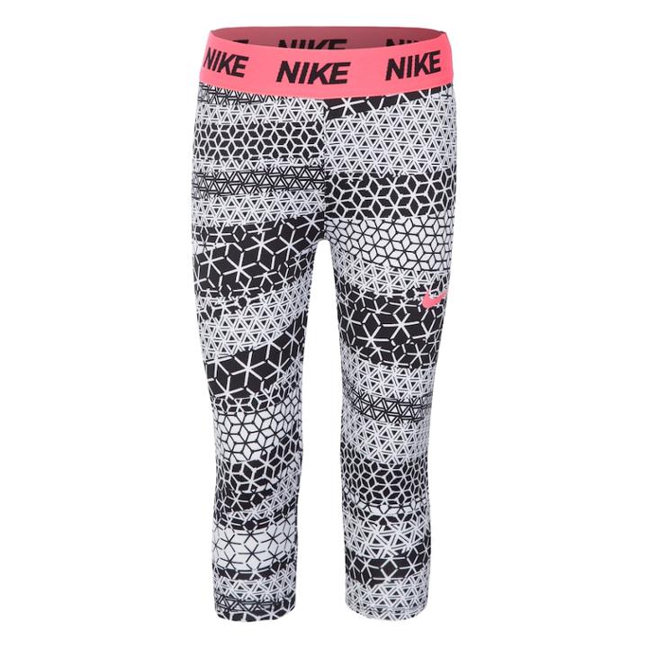 Girls 4-6x Nike Dri-fit Cube Print Capri Leggings, Size: 6, Oxford