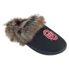 Women's Oklahoma Sooners Scuff Slippers, Size: Medium, Black