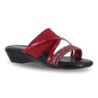 Tuscany By Easy Street Velino Women's Wedge Sandals, Size: 5.5 Med, Brt Red