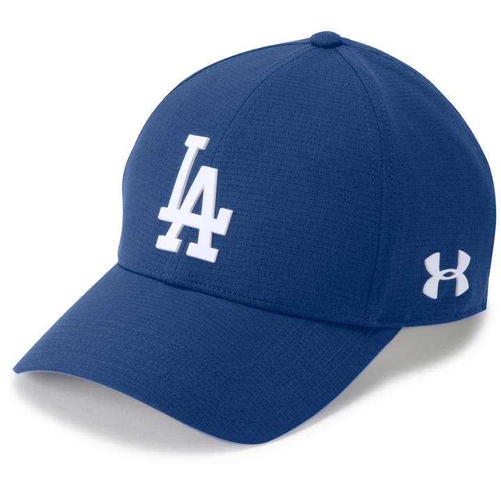 Men's Under Armour Los Angeles Dodgers Driving Adjustable Cap, Light Blue