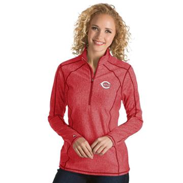 Women's Antigua Cincinnati Reds Tempo Pullover, Size: Large, Red