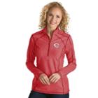 Women's Antigua Cincinnati Reds Tempo Pullover, Size: Large, Red